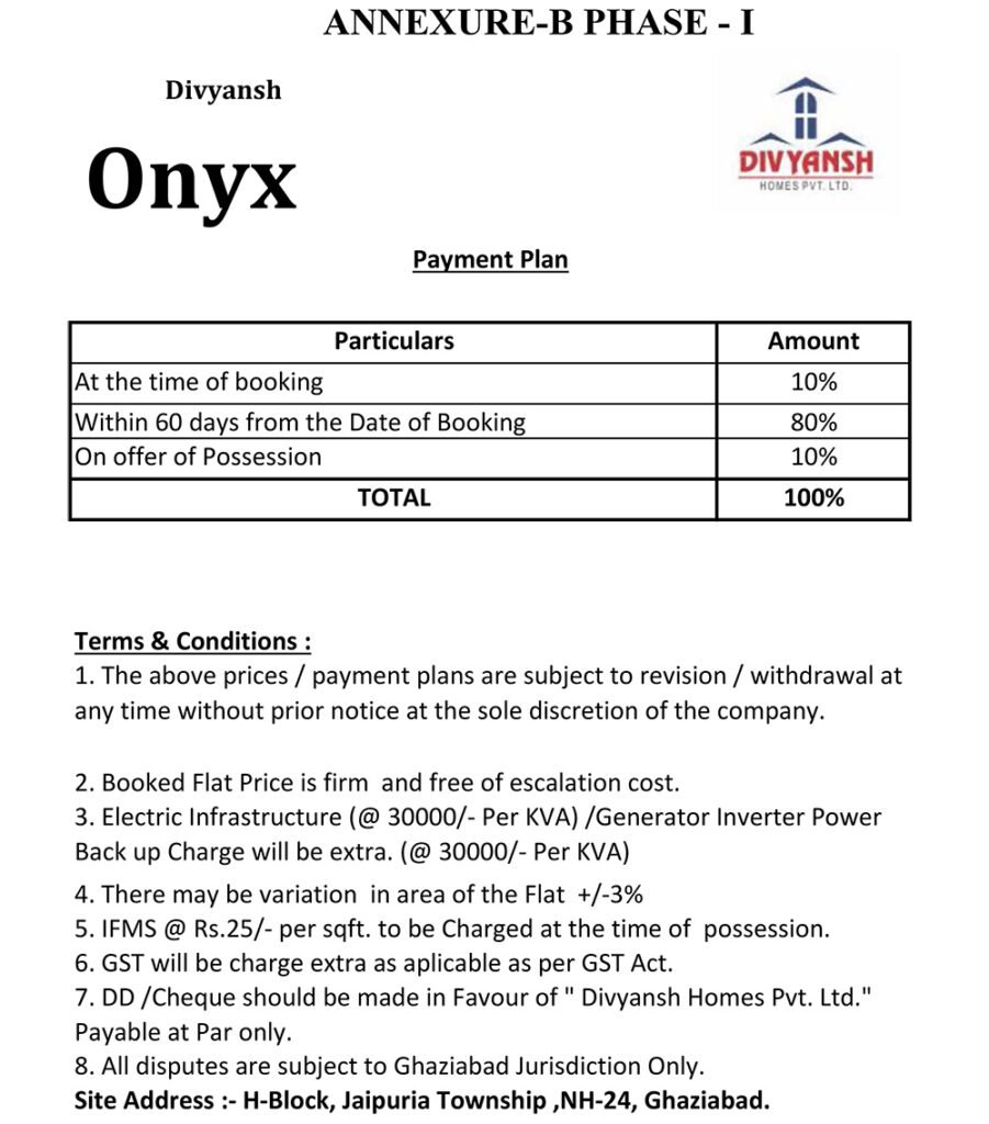 Divyanshonyx Payment Plan