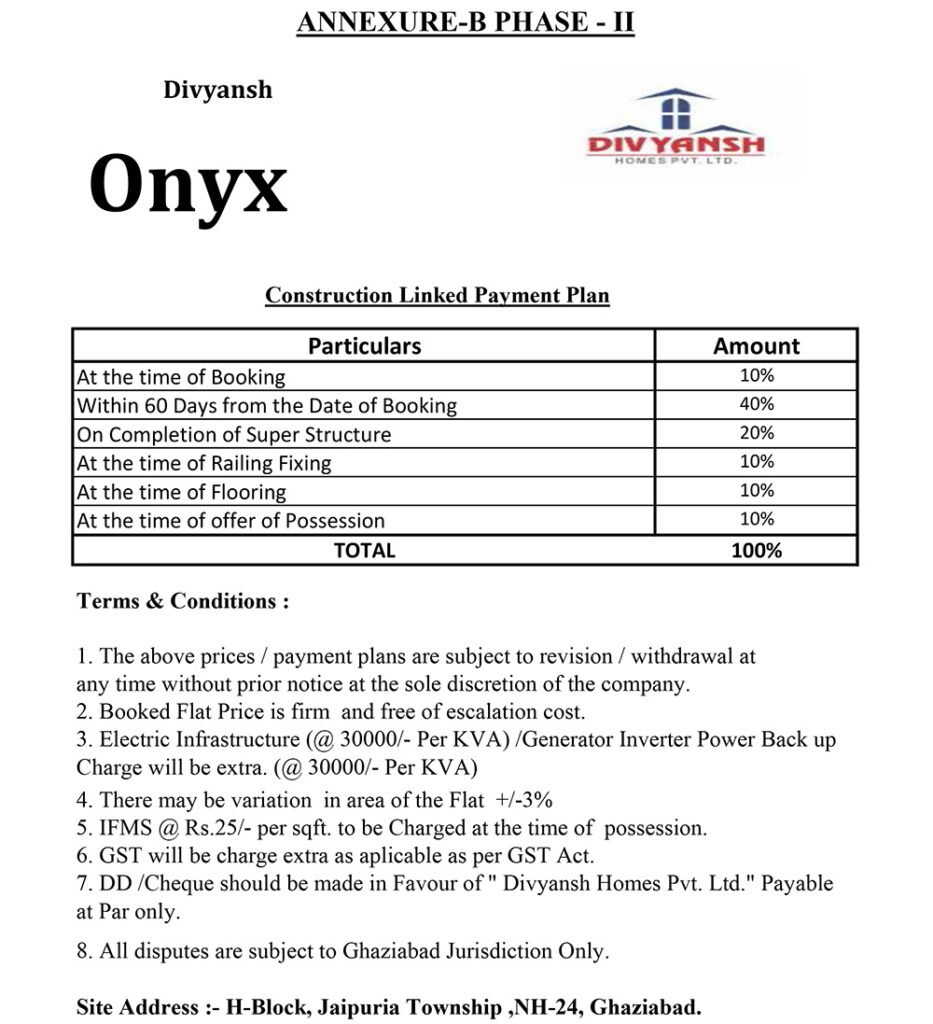 Divyanshonyx Payment Plan